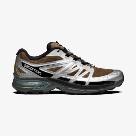 Salomon XT-WINGS 2 Mens Sneakers Brown/Silver | Salomon South Africa